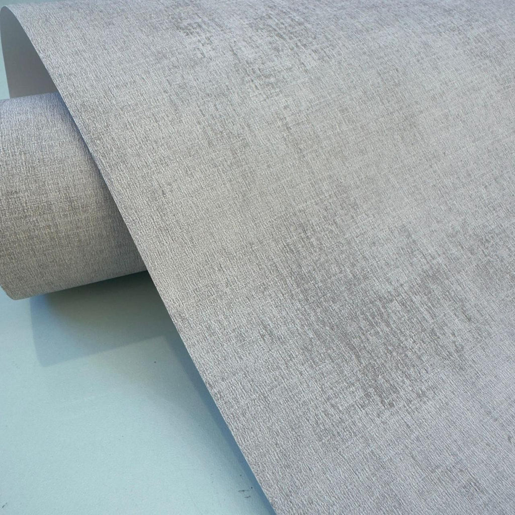 Papel de Parede Vinílico Cimento Queimado Moderno - Cinza Texturizado