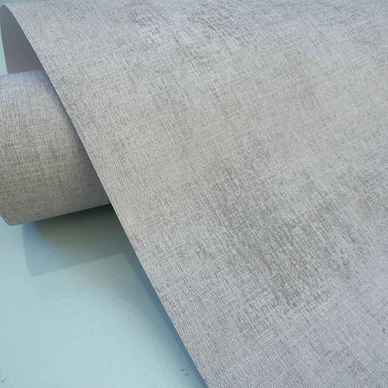 Papel de Parede Vinílico Cimento Queimado Moderno - Cinza Texturizado