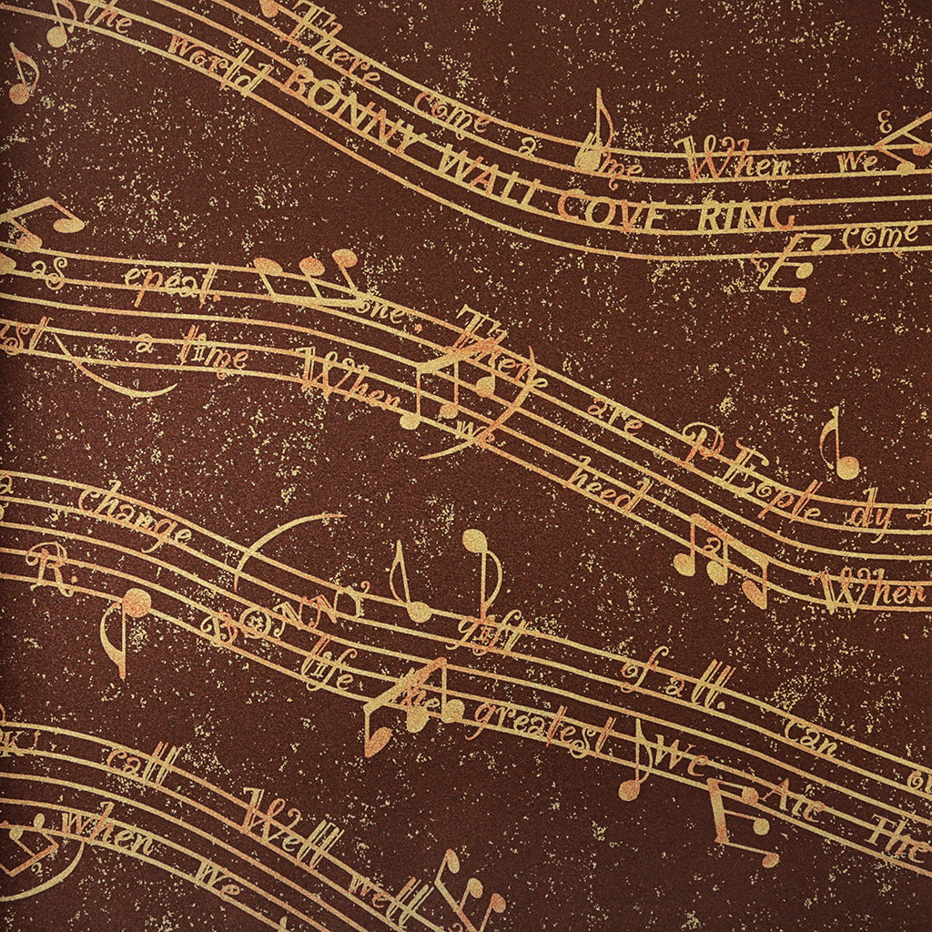 Papel De Parede BW - Musical Notes
