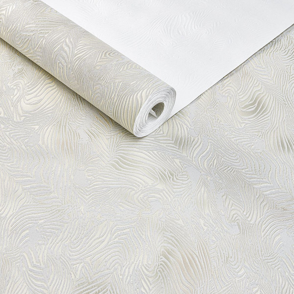 Papel de Parede Ondas abstrato com relevo - BRE-YS-9712410