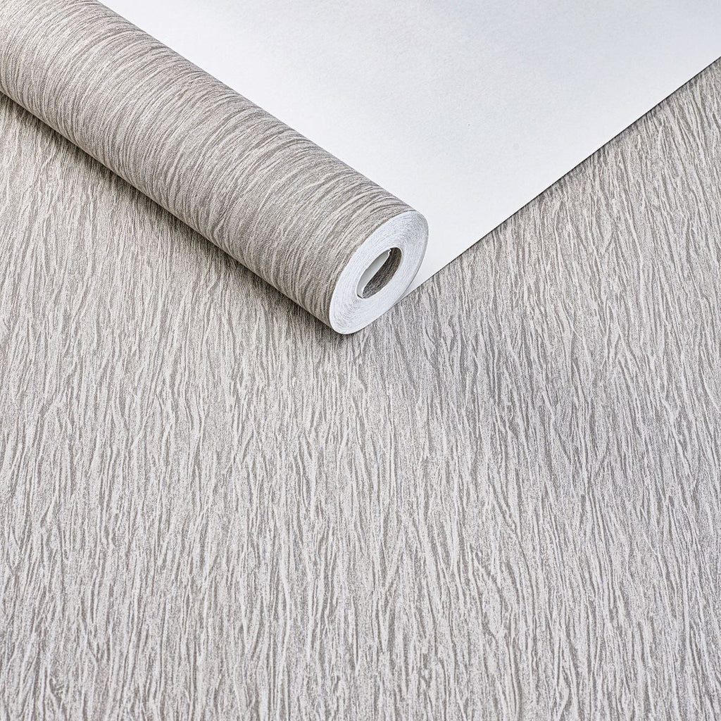 Papel de Parede Efeito fibras naturais chumbo - BRE-YS-979902