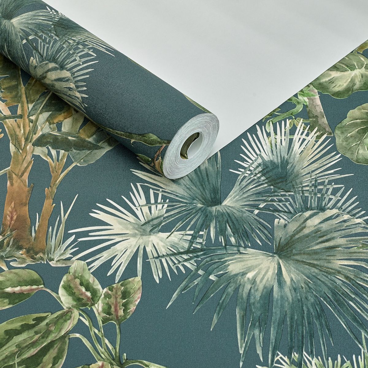 Papel de Parede Tropical folhagens verde - CES-TS18152