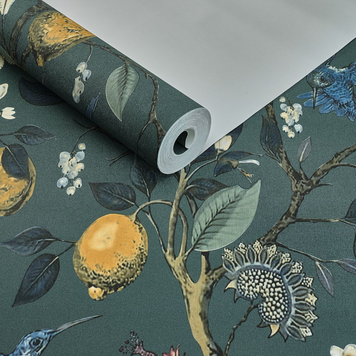 Papel de Parede Botânico green com folhagens - CES-TS18282