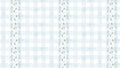Papel de Parede Xadrez Azul-Claro com Enramados e Folhagens Aquarela