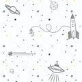 Papel de Parede espaço astronauta e foguete