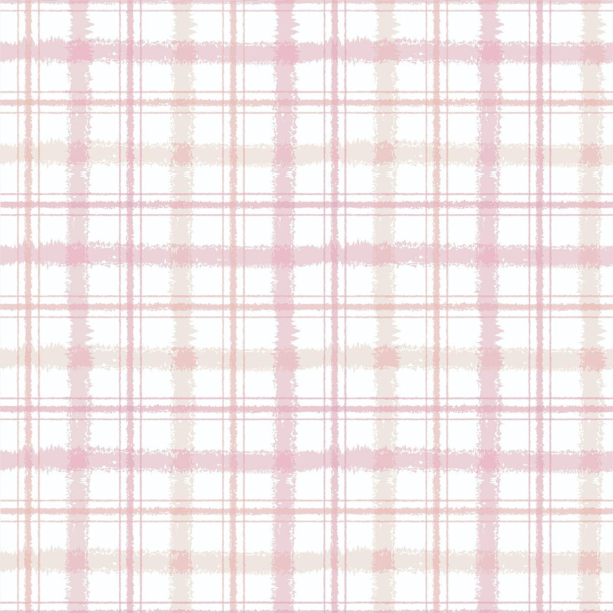 Papel de Parede infantil xadrez aquarela delicado
