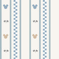 Papel de Parede mickey corrida listrado