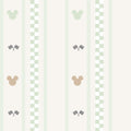 Papel de Parede mickey corrida verde listrado