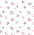 Papel de Parede mini rosas delicado infantil