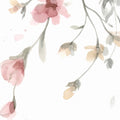 Ramos e Flores Pendentes Aquarela Rosa e Bege - Artsy 1307