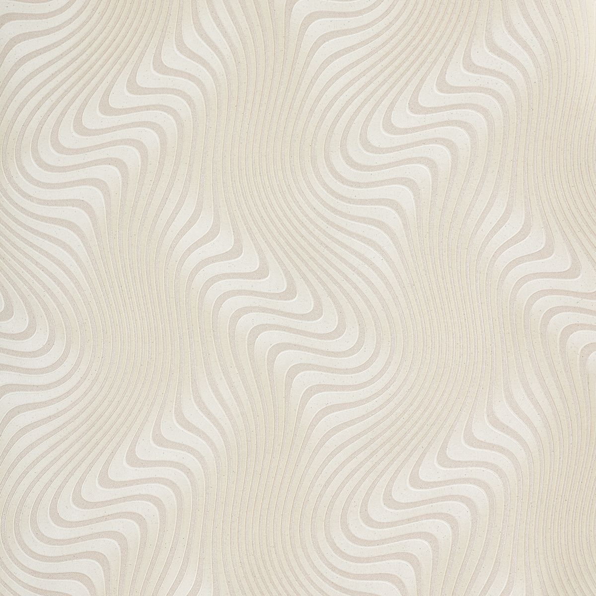 Papel de Parede geométrico bege ondas sinuosas 3D - VEN-BY3202