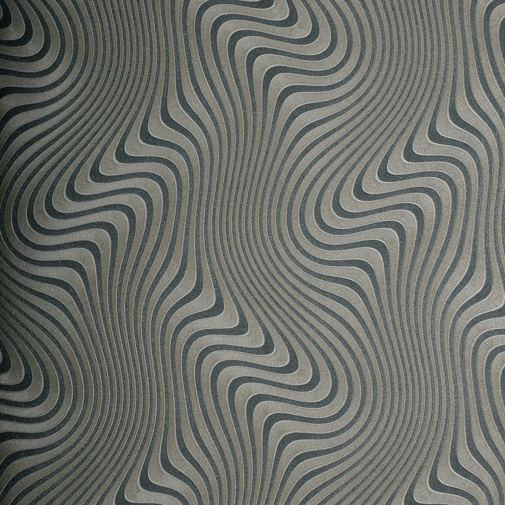 Papel de Parede geométrico ondas sinuosas 3D - VEN-BY3205
