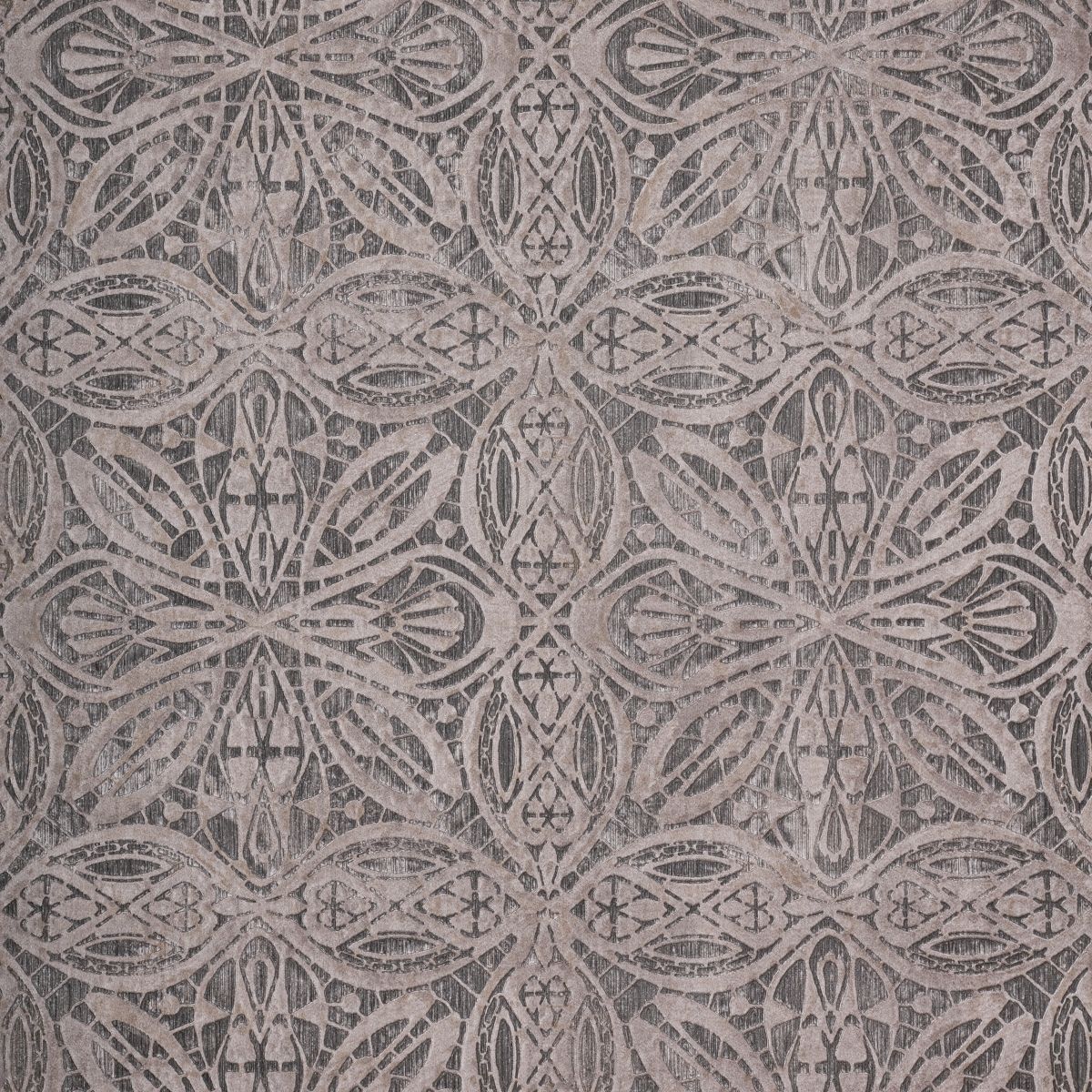 Papel de Parede arabesco geométrico marrom mandala - VEN-BY3505
