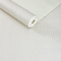 Papel de Parede listrado canelado off white linhas verticais - VEN-BY3602