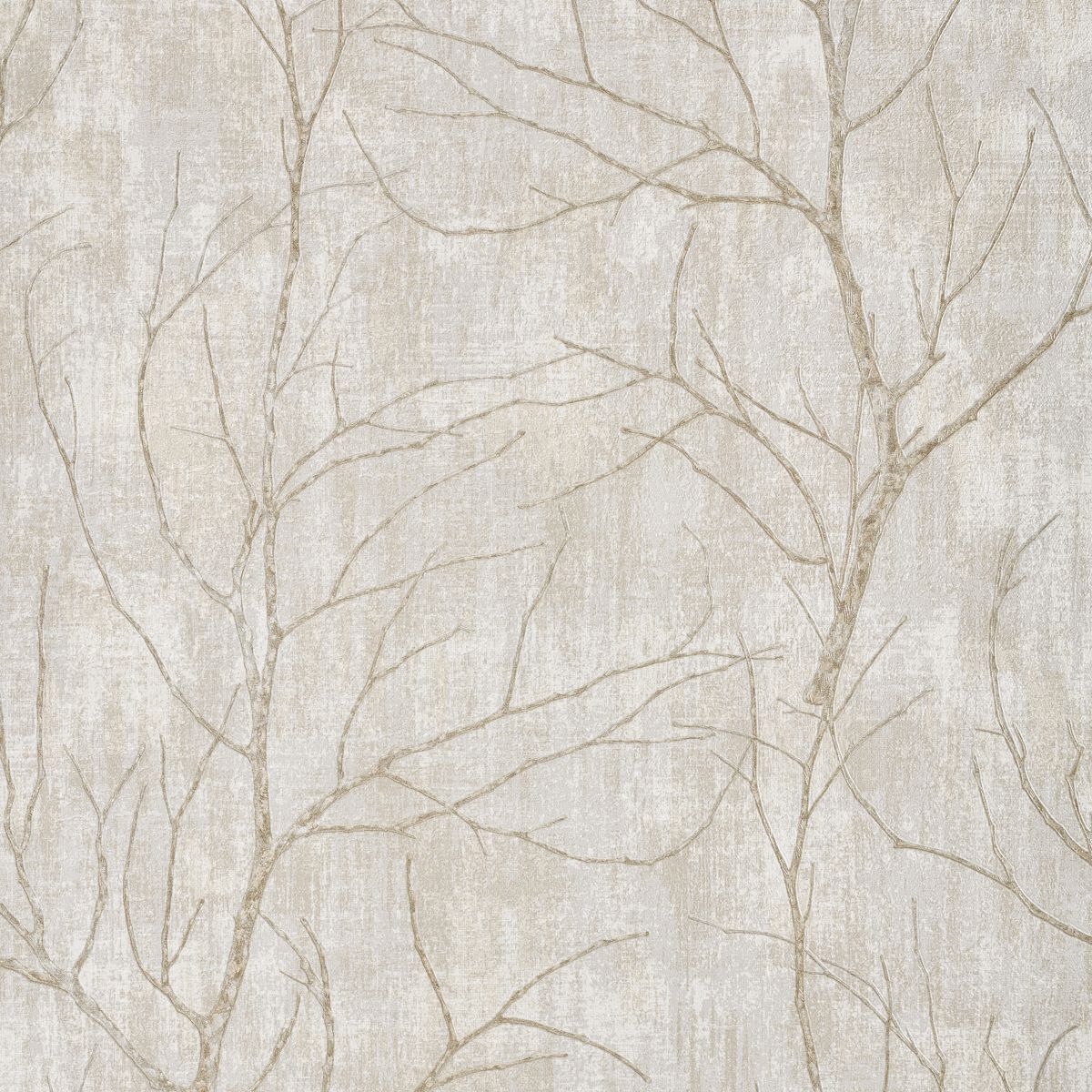 Papel de Parede galhos secos árvores bege delicado - VEN-LB6002