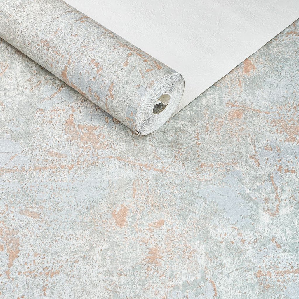Papel de Parede cimento queimado cinza rústico texturizado - VEN-MW-1202