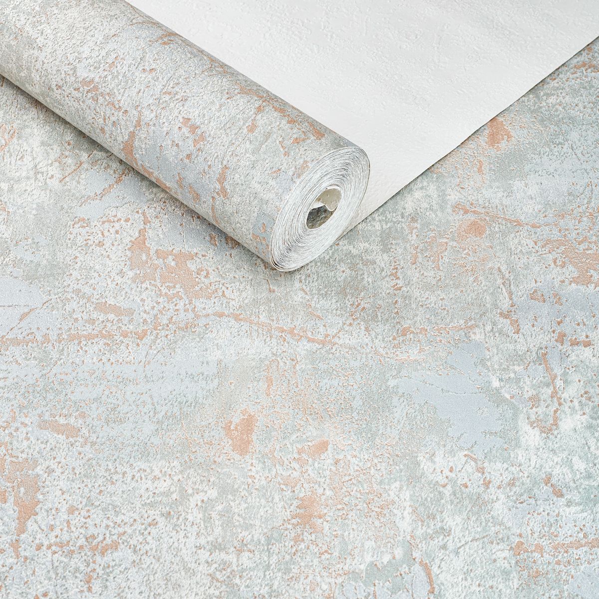 Papel de Parede cimento queimado cinza rústico texturizado - VEN-MW-1202