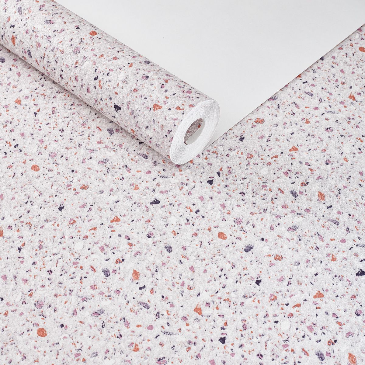 Papel de Parede granilite rose granito terrazzo delicado - VEN-SN5101