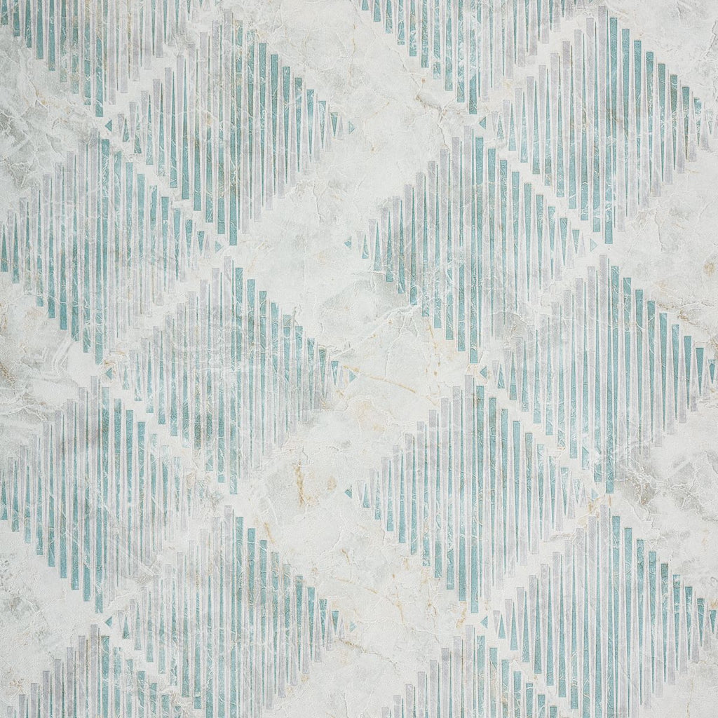 Papel de Parede geométrico losangos verde moderno - VEN-SN998232