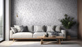 Papel de Parede  Folhagem delicada off white com textura - ZUM-T500-1