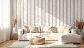 Papel de Parede Listrado elegante gold com textura - ZUM-T501-3
