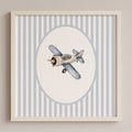 Quadro Infantil Aviãozinho Baby Aquarela