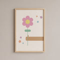 Quadro Infantil Florzinha Baby Aquarela