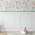 Papel de Parede Non Woven Boiserie Off White