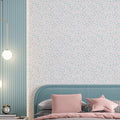 Papel de Parede Non Woven Granilite Tiffany Gold e Rose