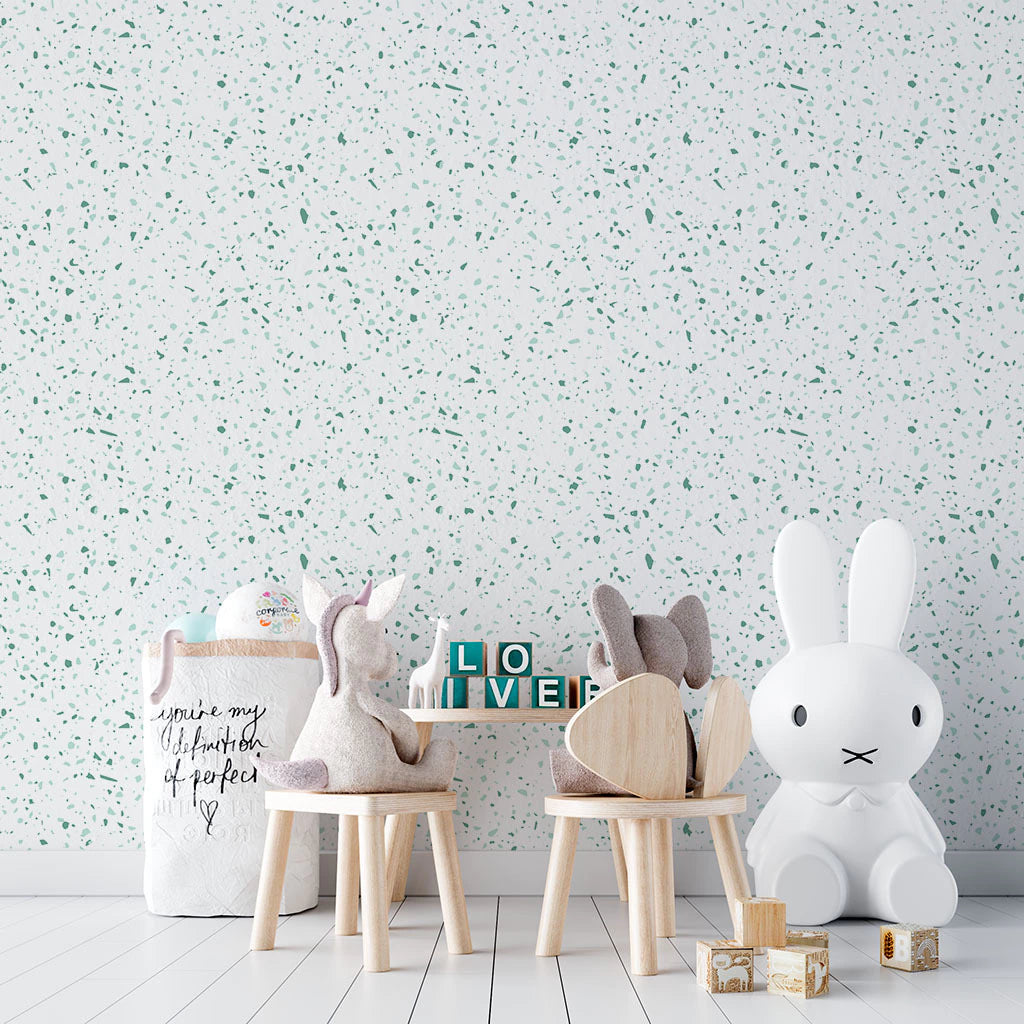 Papel de Parede Non Woven Granilite Verde