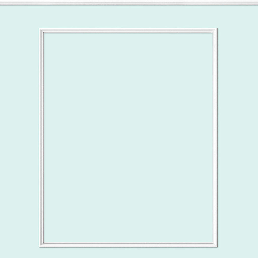 Papel de Parede Non Woven Boiserie Verde Água