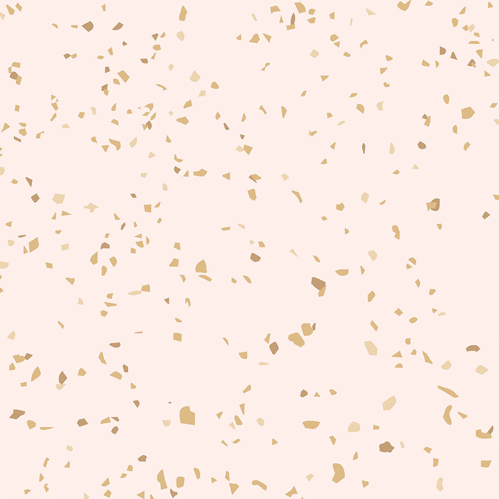Papel de Parede Non Woven Confetti Gold Rose