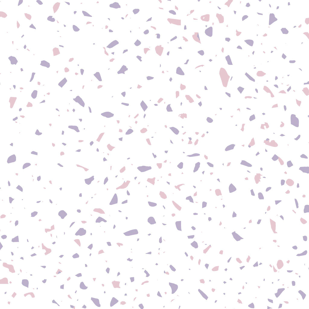 Papel de Parede Non Woven Granilite Rose e Roxo