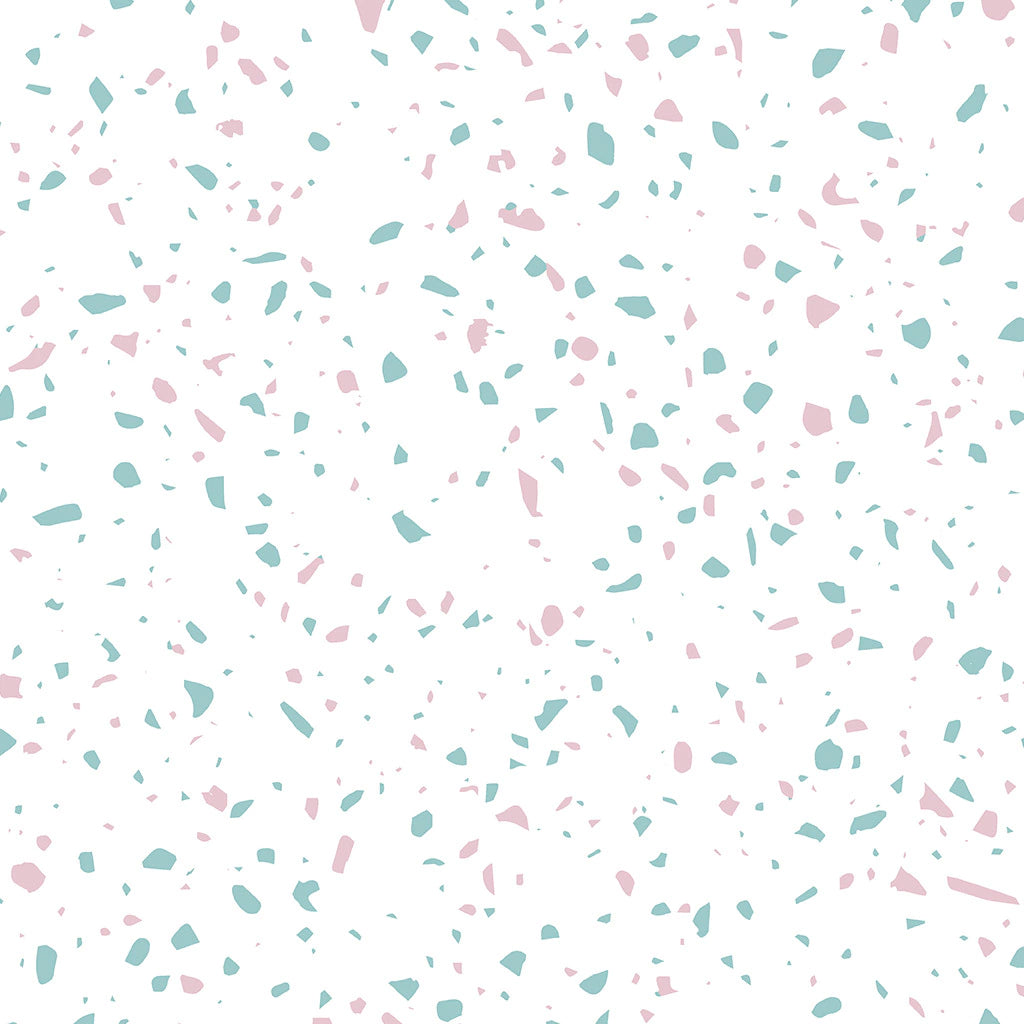 Papel de Parede Non Woven Granilite Rose e Tiffany