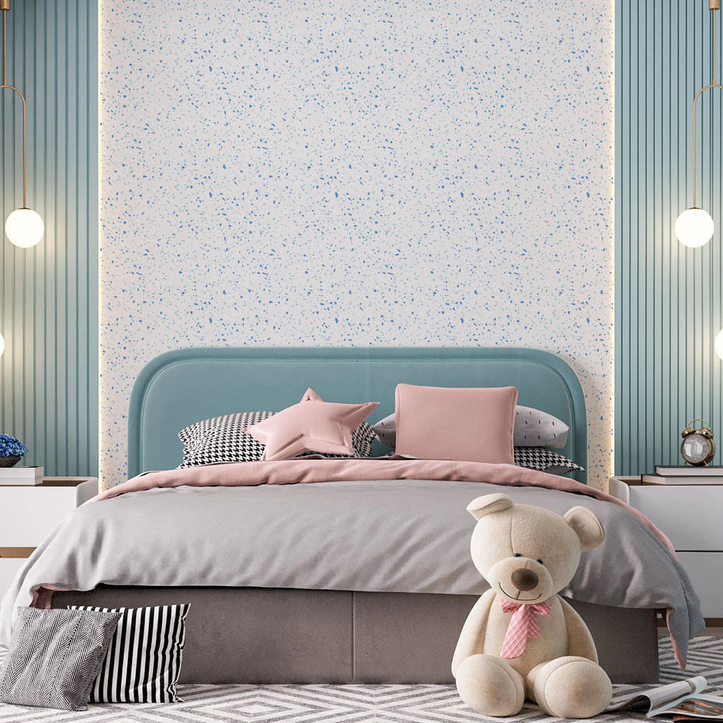 Papel de Parede Non Woven Granilite Azul e Tiffany