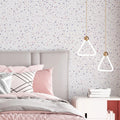 Papel de Parede Non Woven Granilite Rose e Roxo