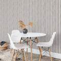 Papel de Parede Non Woven Ripado 3x1 Branco