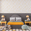 Papel de Parede Non Woven Terrazzo Clean Amarelo