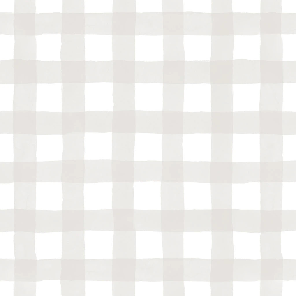 Papel de Parede Non Woven Xadrez Aquarela Areia