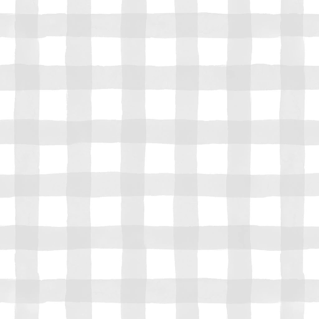 Papel de Parede Non Woven Xadrez Aquarela Cinza