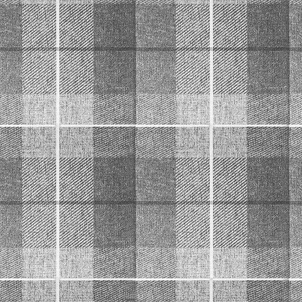 Papel de Parede Non Woven Xadrez Tweed Cinza
