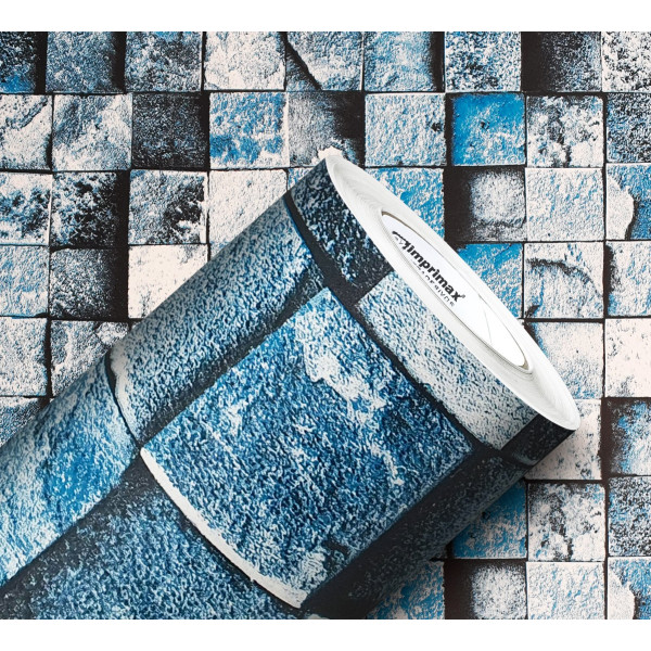 PEDRAS CUBOS 3D AZUL PACIFICO