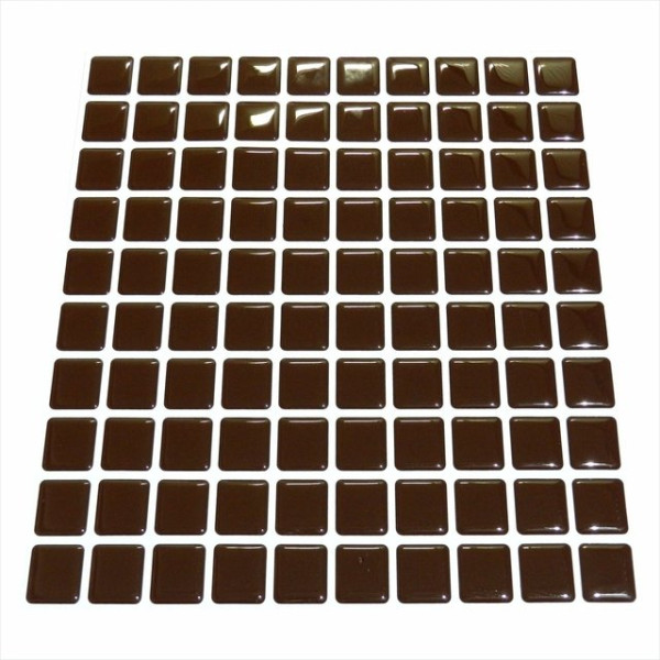 PASTILHA RESINADA MARROM