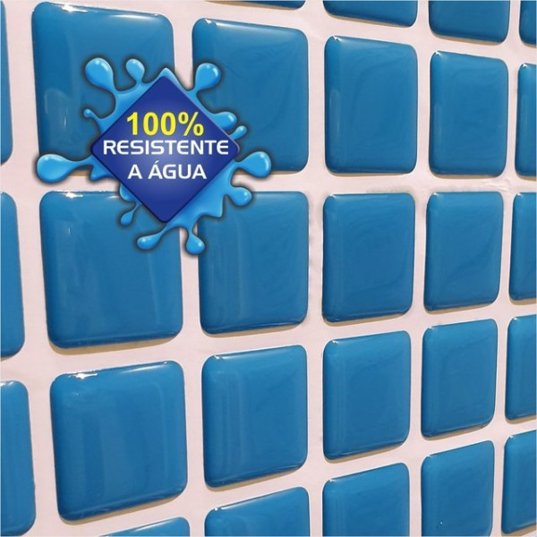 PASTILHA RESINADA AZUL CLARO