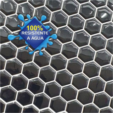 PASTILHA ADESIVA RESINADA HE370 HEXAGONAL